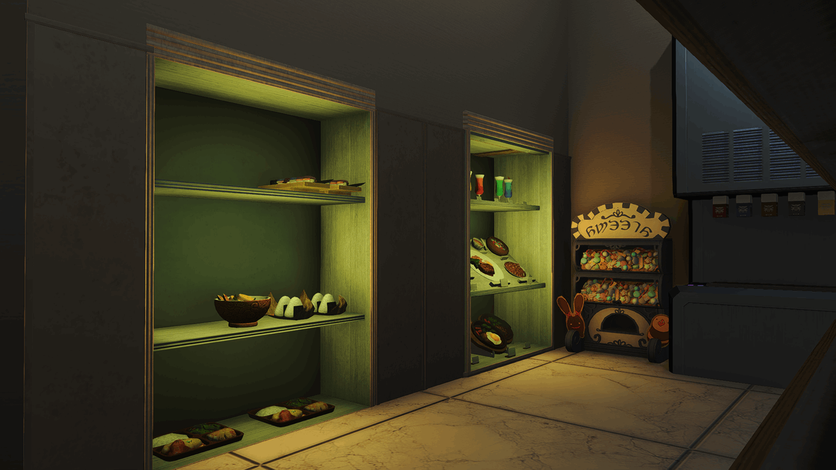 [S] 7-11 Konbini: Just a silly little 7/11 build since I got the perfect ward and plot for it.

Dynamis - Chuthululain - Shiro - W7 P11

#ff14housing