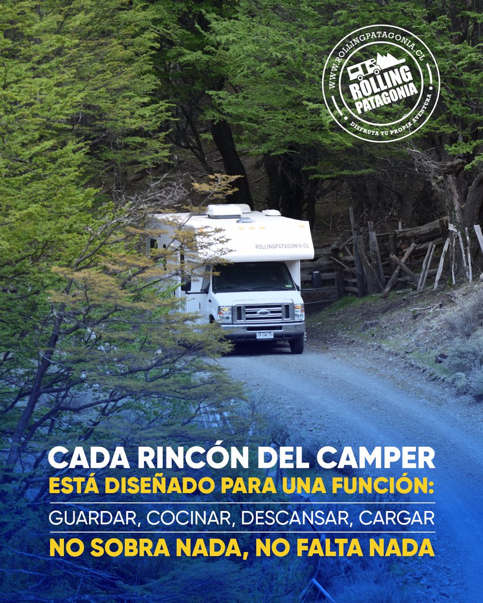 rollingpatagon's tweet photo. Cero improvisación, máxima experiencia.
 Todo lo que necesitas está ahí… exactamente donde debe estar. ✔️
paso a paso.
📩 Escríbenos y reserva hoy tu viaje soñado.
#RollingPatagonia #ViajaConRolling #PatagoniaSobreRuedas #MotorhomeChile #PatagoniaEnCamper #PatagoniaExperience https://t.co/OuUetnJVfJ