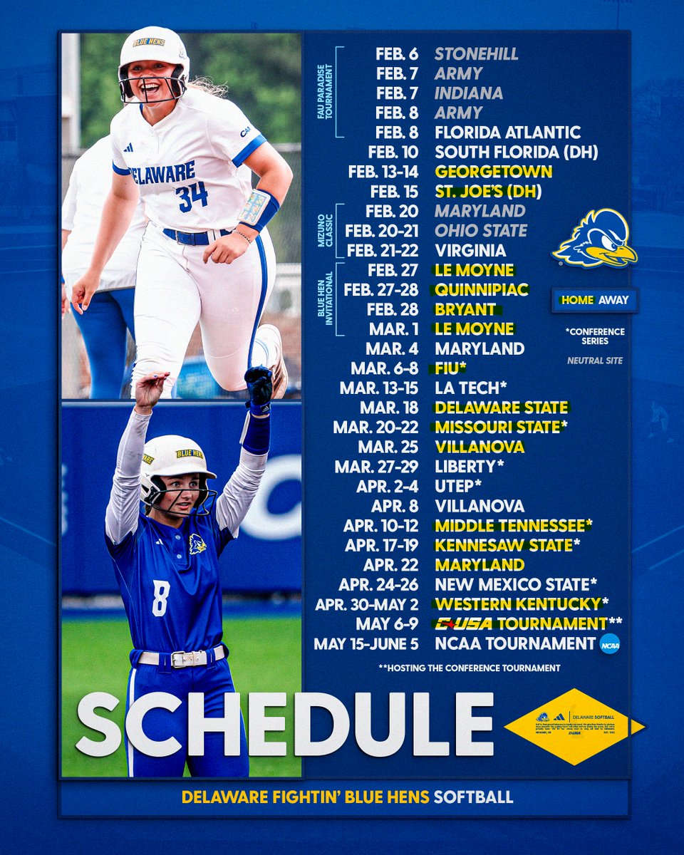 Delaware Softball tweet media