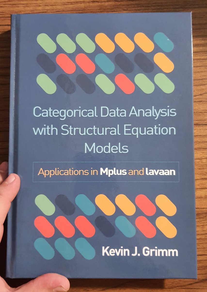 Taze çıktı!
Alanın önemli isimlerinden Grimm'in yeni kitabı, kategorik değişkenli modellerin yapısal eşitlik modellemesi ile analizi üzerine...
Okuyalım, öğrenelim...