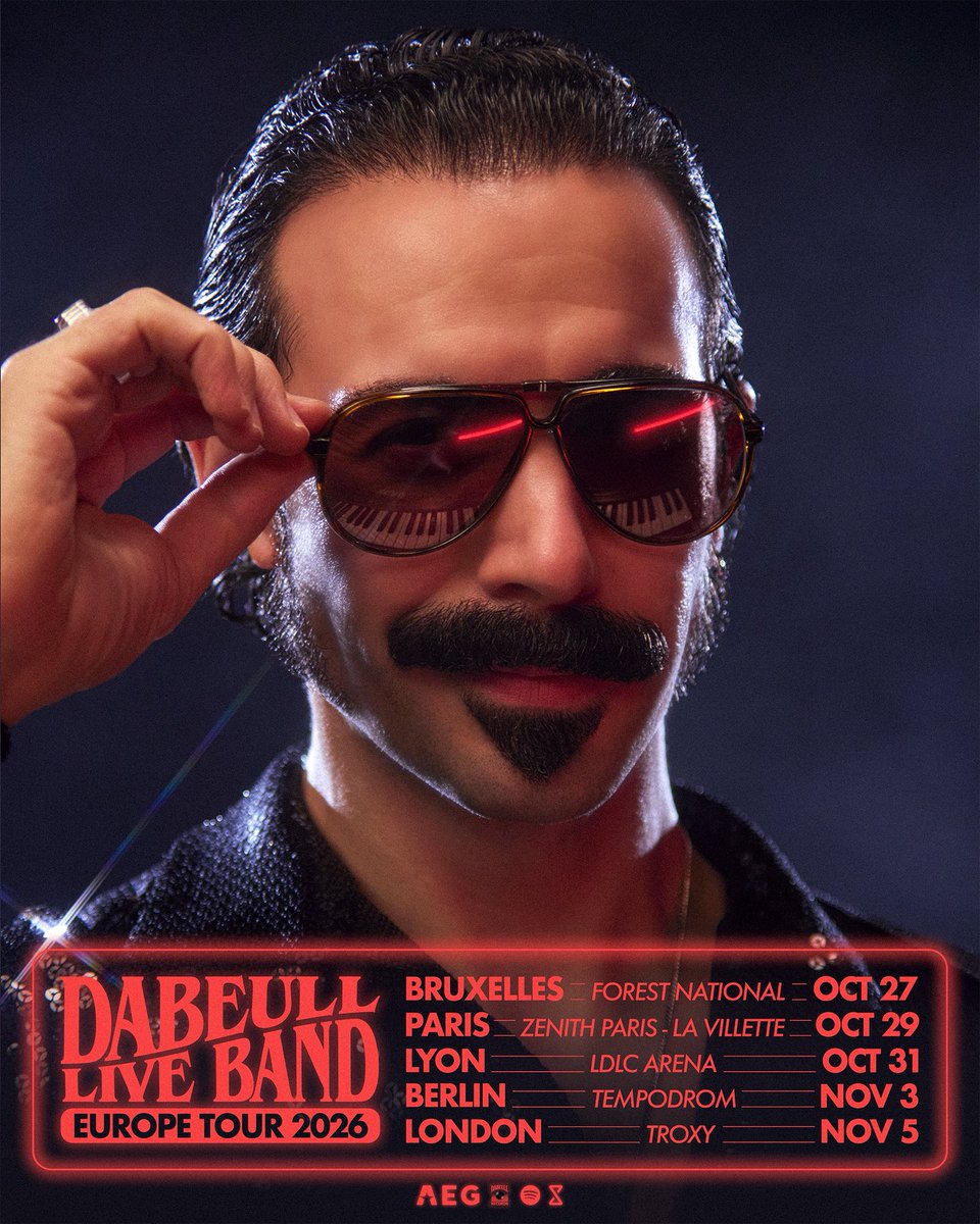 dabeull's tweet image. European tour 2026✨
Grab your tickets 👉dabeull.com
