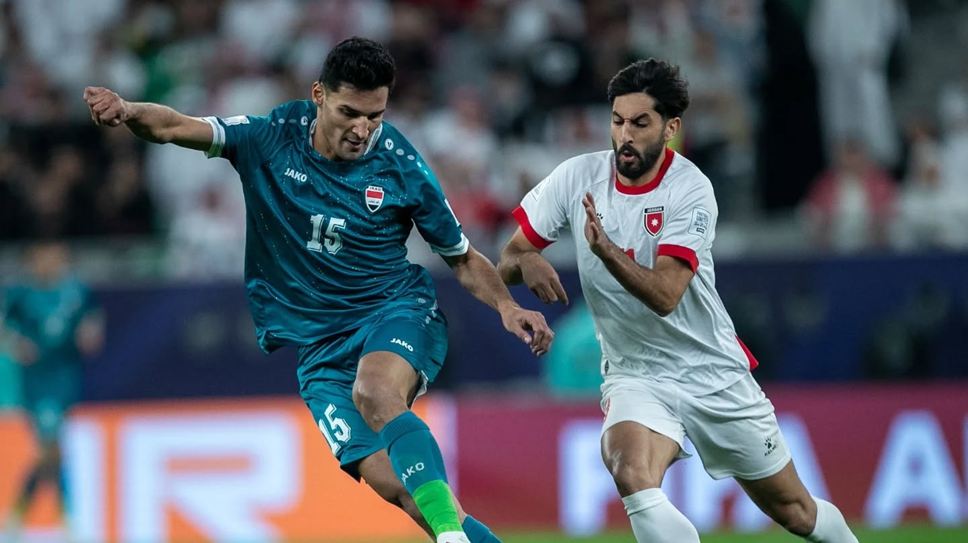 منتخب الأردن يفوز على نظيره العراقي ويبلغ نصف نهائي #كأس_العرب2025 