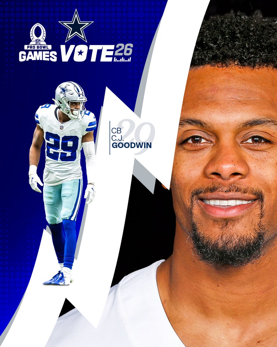 Captain CJ 🫡
Repost to send CJ Goodwin to the Pro Bowl ⬇️
#ProBowlVote | #CJGoodwin