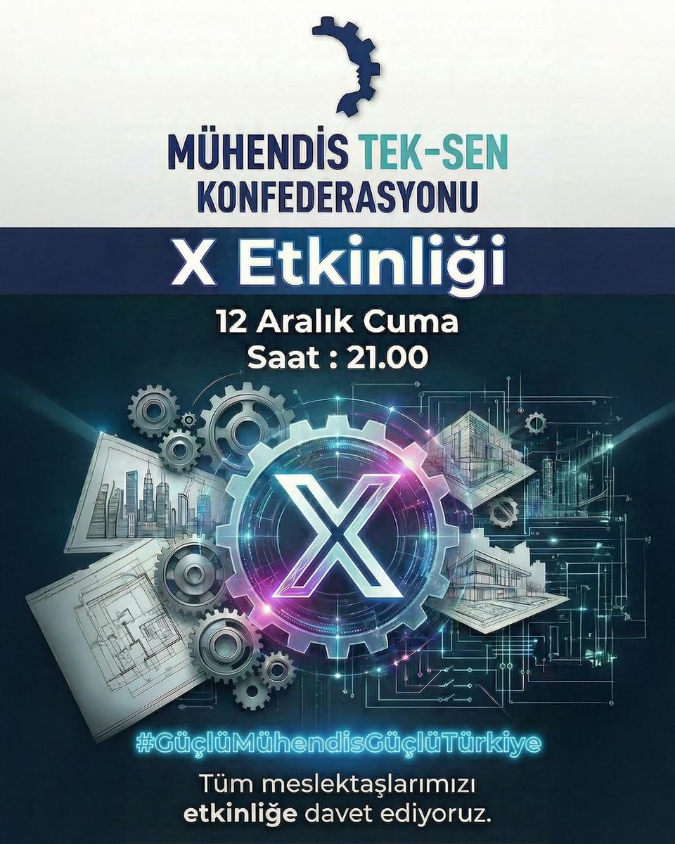 Mühendisler, mimarlar ve teknik hizmetler sınıfı artan ekonomik zorluklar, ağır iş yükü ve  ücret adaletsizlikleri nedeniyle hak ettikleri değeri göremese de ülkemizin kalkınması için büyük bir özveriyle çalışmaya devam ediyor.

⚙️ Mühendis Tek-Sen Konfederasyonu olarak;