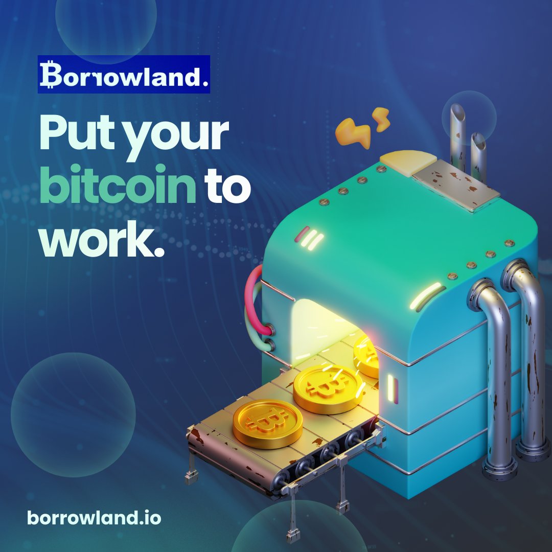borrowland_org's tweet photo. Put your #Bitcoin to work with Borrowland 🔁💸
Earn yield or borrow against your crypto — no selling, no banks.
Smarter finance for the decentralized future.

👉https://t.co/rcgJnGJyjh https://t.co/m5x7nhEOPS