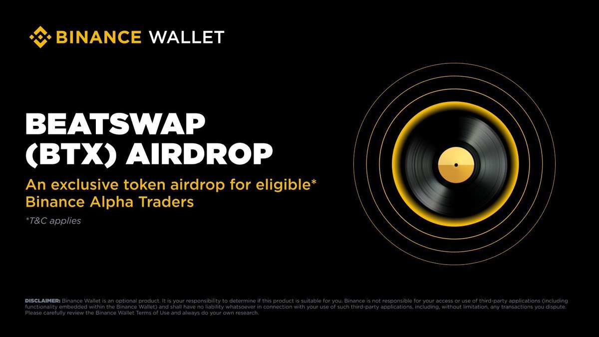 🎧 Catch the Beat Drop! Power Up with $BTX 🔥  

Explore tracks on BeatSwap &amp; collect IPL rewards → Turn into $BTX at TGE! 🚀  
Don't wait – grab yours here:  

beatswap.icu/rewards  
CA: 0xf631cdc1a6162f9160391bc8a069b49e1525d7d9  

#BTX #Crypto