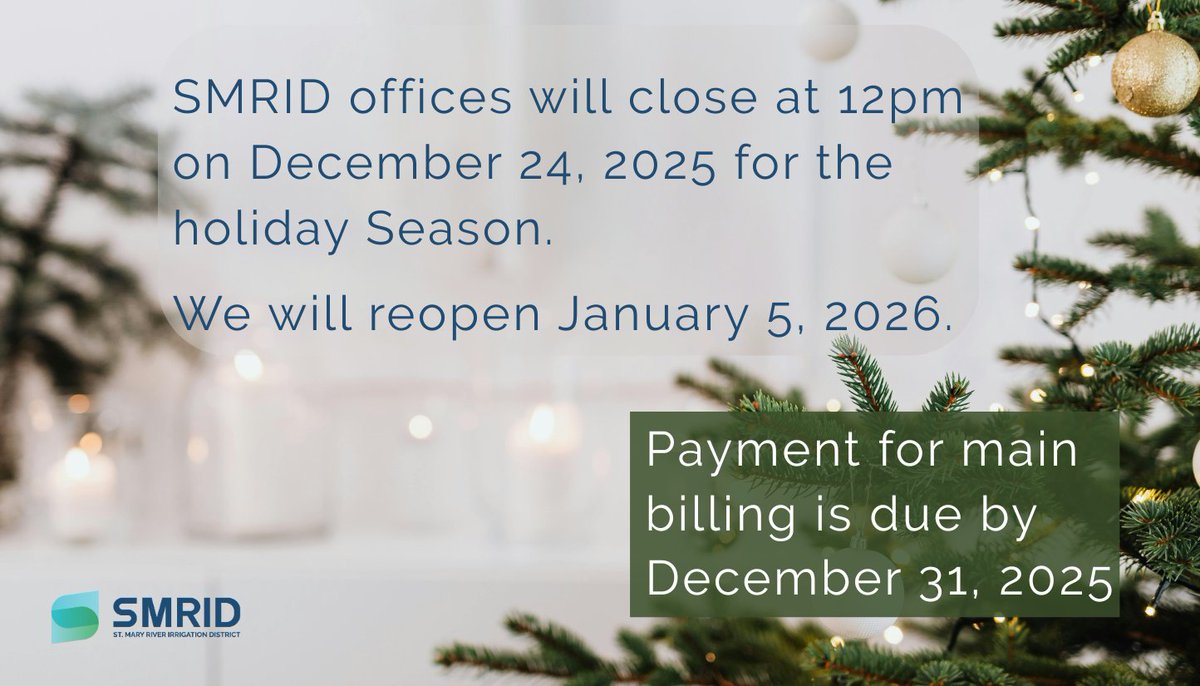 St. Mary River Irrigation District tweet media