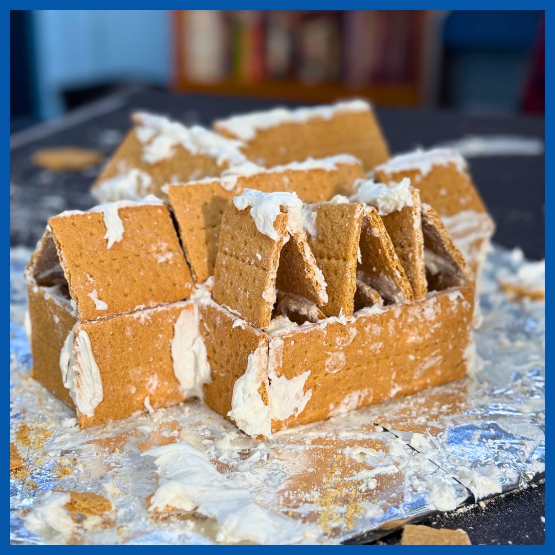 CorpusColts's tweet photo. ✨🏠 Our 5th graders created some AMAZING gingerbread houses! They had a blast building their festive masterpieces. 🍬🎄

Parents, swing by outside the 5th-grade classrooms during morning drop-off to check them out! 👀💛

#GingerbreadFun #HolidaySpirit #5thGradeCreativity https://t.co/l7LjMtJKwa