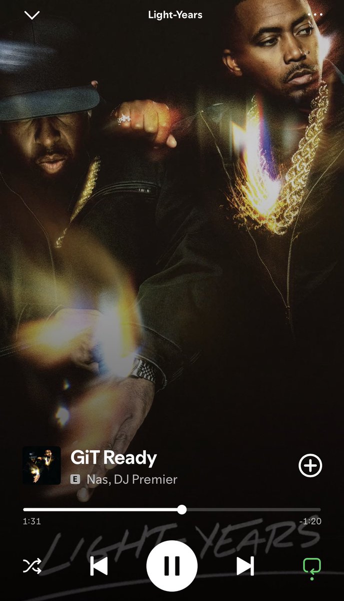 We’ve been blessed today 🎤

DJ Premier x Nas