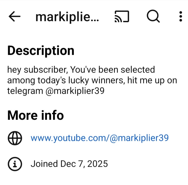 hogsterb's tweet image. Fun scam bro