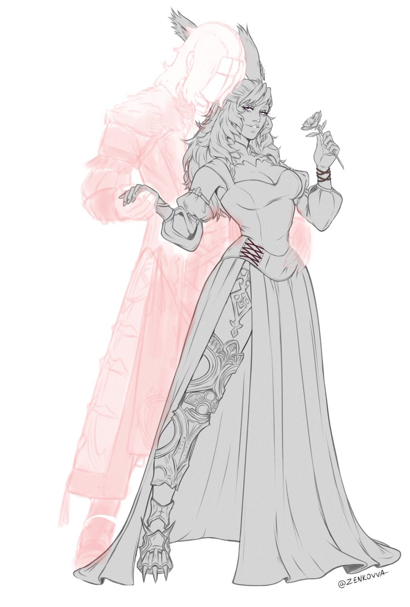 zenkovva's tweet photo. I've missed drawing Viera sm 🥲. WIP https://t.co/XQoyTJoNTj