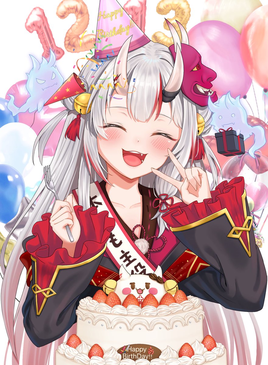 kotone_neruneru's tweet image. お誕生日おめでとう🎉
 #百鬼あやめ生誕祭2025