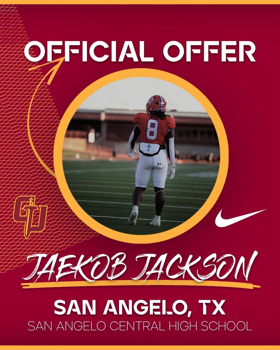 Blessed to Receive my first d2 offer from <a href="/DB_CoachDeuce2/">Jovon Johnson</a> to <a href="/FootballGannon/">Gannon Football</a> 🙌🙌
<a href="/coachmarksmith/">Mark Smith</a> <a href="/coach_jmartin/">Coach Money</a> <a href="/Dforge21/">Derrian Forge</a>