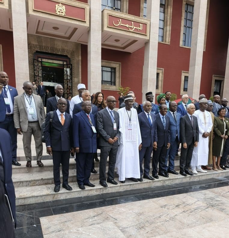 AcepaAfrica's tweet photo. Our Executive Director, Dr. @DramanRasheed today had the privilege of delivering a presentation at the High-Level Dialogue of the 3rd Annual General Assembly of the Conference of Speakers and Presidents of African Legislatures (CoSPAL) in Rabat, Morocco.
#acepa #cospal https://t.co/lFJnD7HtmK