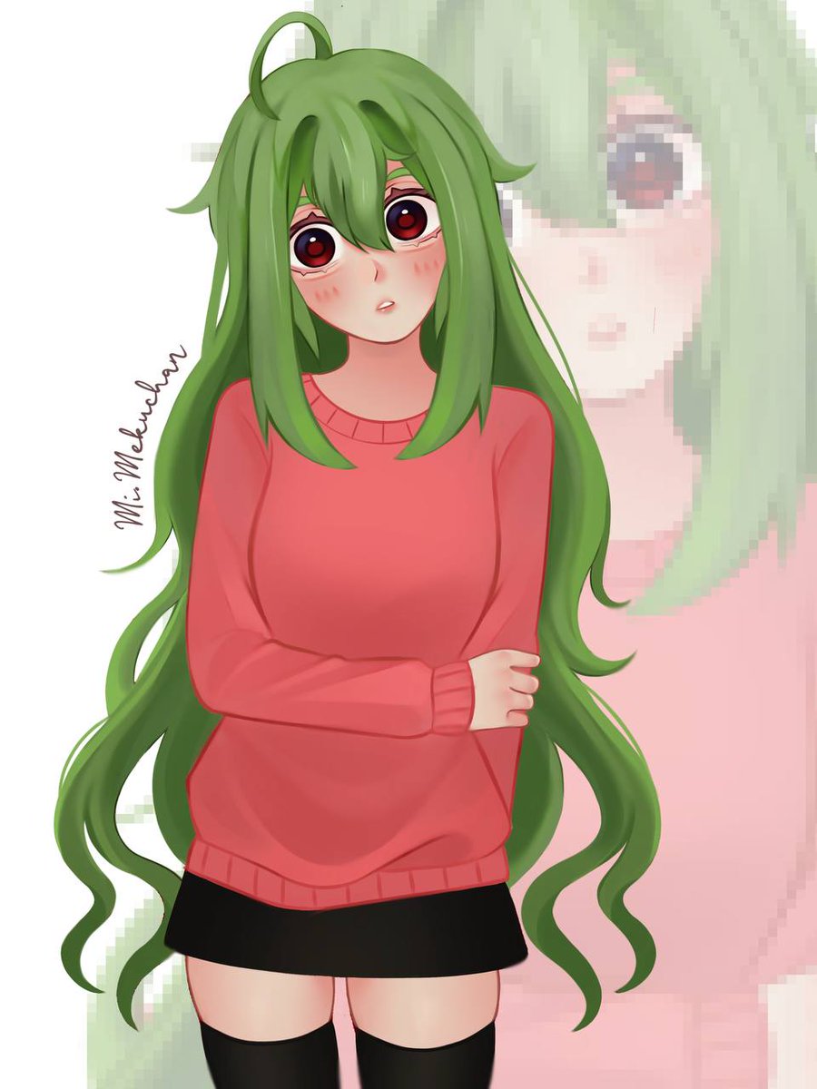 MiMekuchan's tweet photo. #Art #ArtistOnX #DigitalArt #lustration #AnimeArt #アート #イラスト #デジタルアート #AtmosphericArt https://t.co/BOhWFeceHW