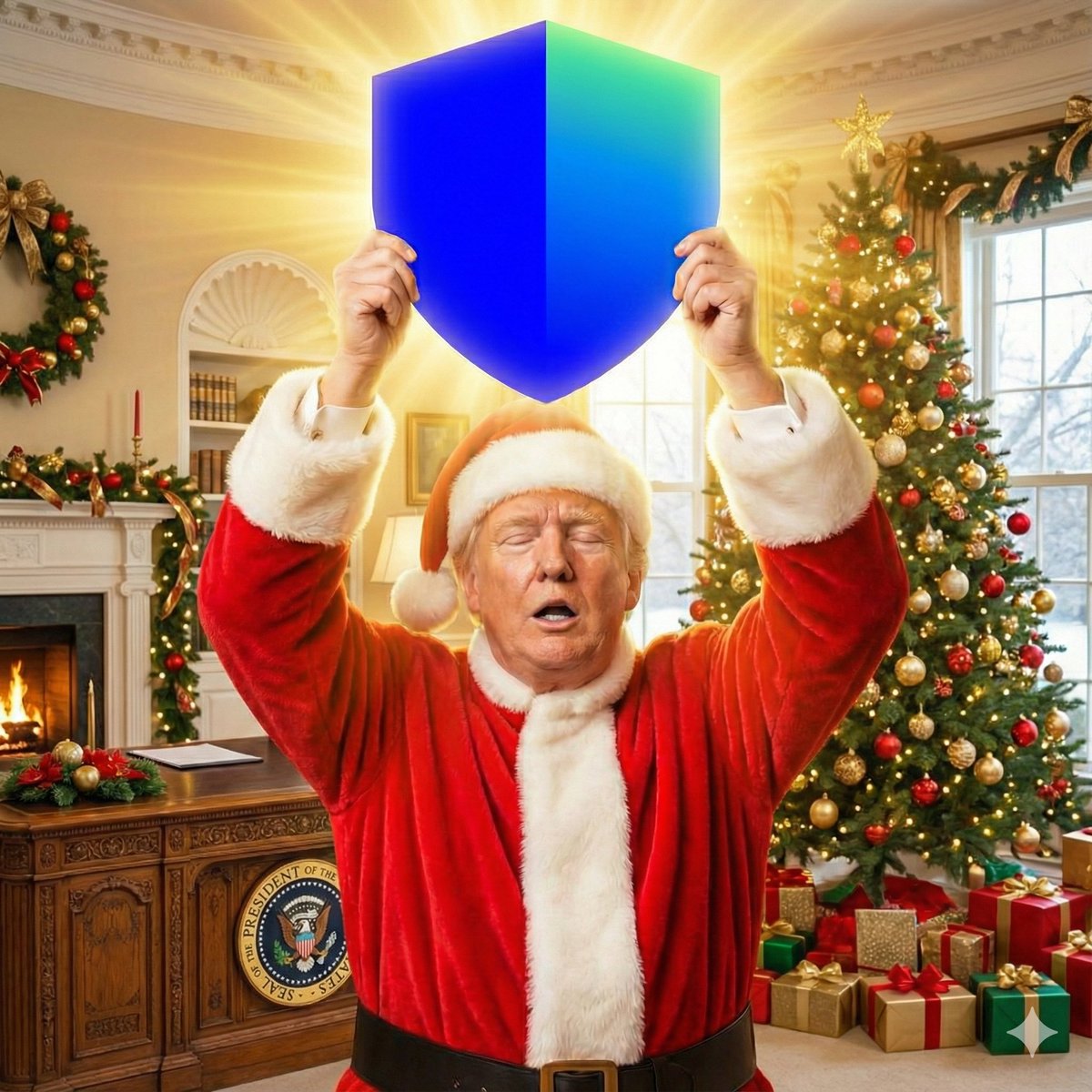 Roftzed544's tweet photo. @TrustWallet Here is my entry for the Christmas Challenge! 🎄 Merry Christmas and Happy New Year with @TrustWallet. 💙 #TrustWallet https://t.co/ioyaf5Twsp