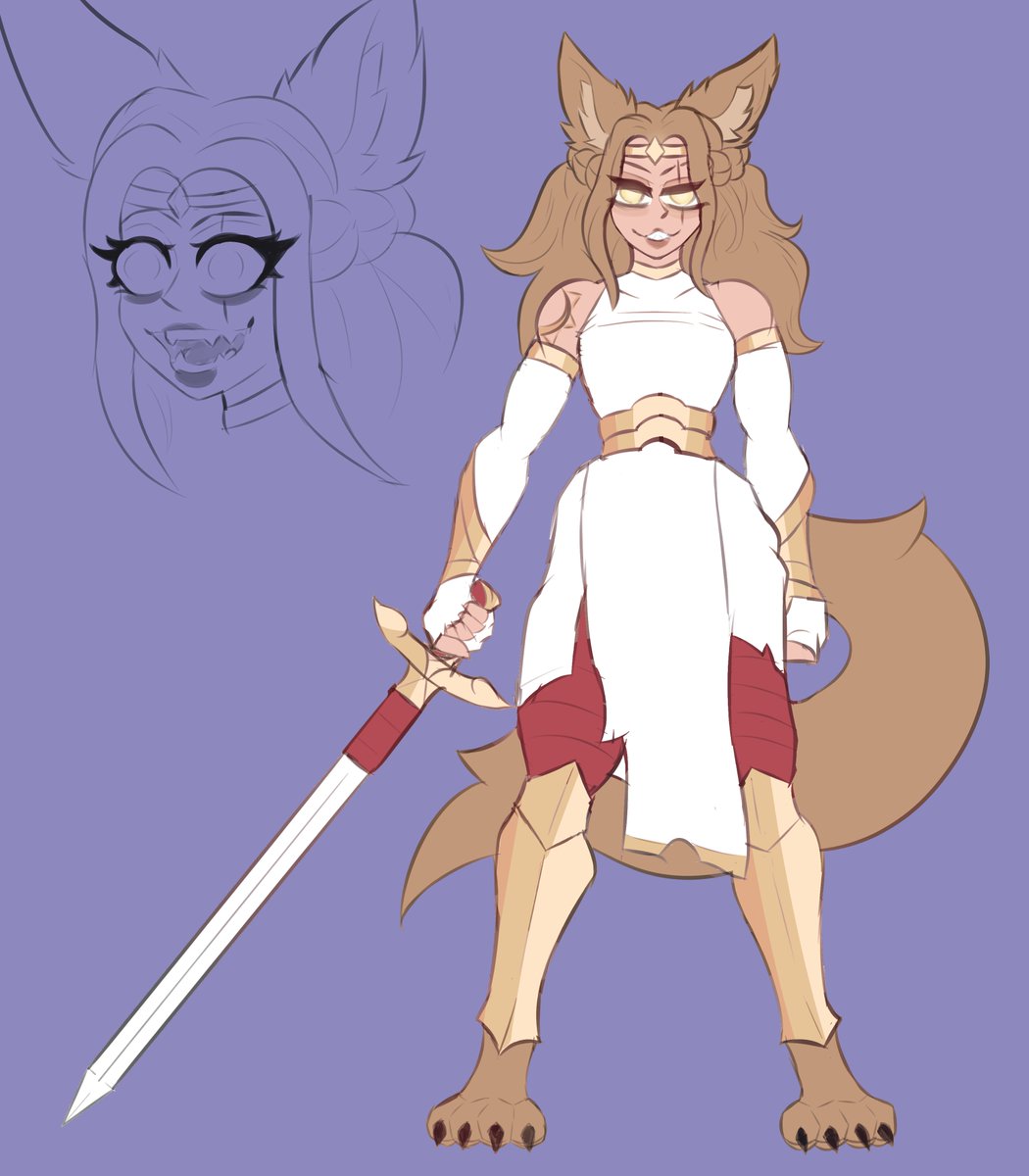 Yearnwolf's tweet image. (OC) redesigning Yearn, and I'd like some opinions

is it too obvious that I'm a big she-ra fan?