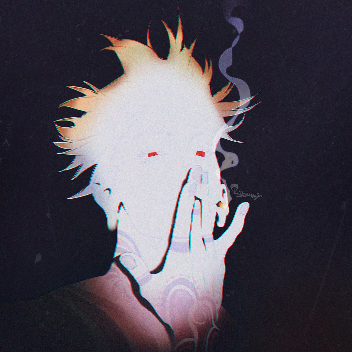 All I see is a cigarette \(.-_.-)/ #GachiArt #GACHIAKUTA