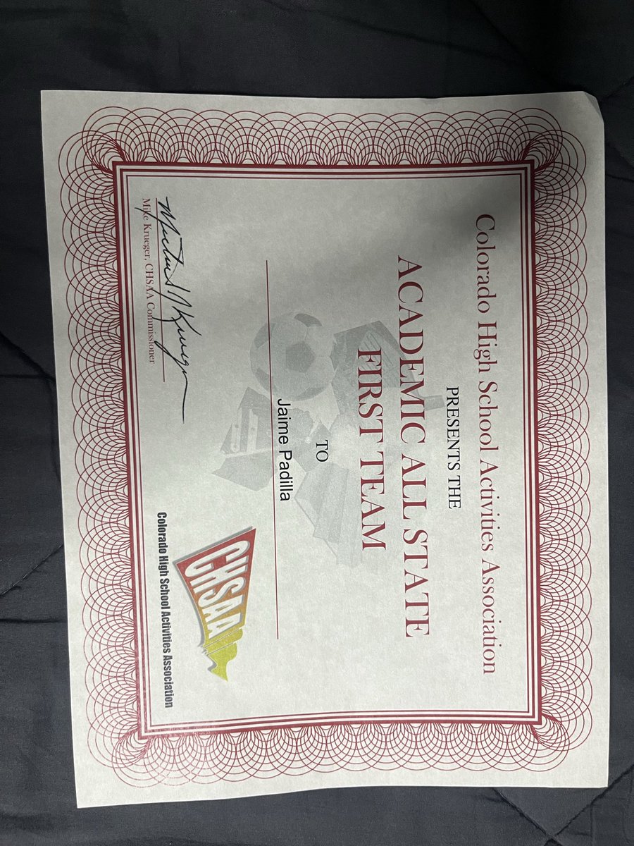 Jaime31108's tweet photo. Academic all state First team !
@d1scholarship @PlaymakerCorner @PrepRedzoneCO @coach_geiser @CoachSqualli @Coach_TMcC @CoachGaines_1 https://t.co/AHugrvK9cI