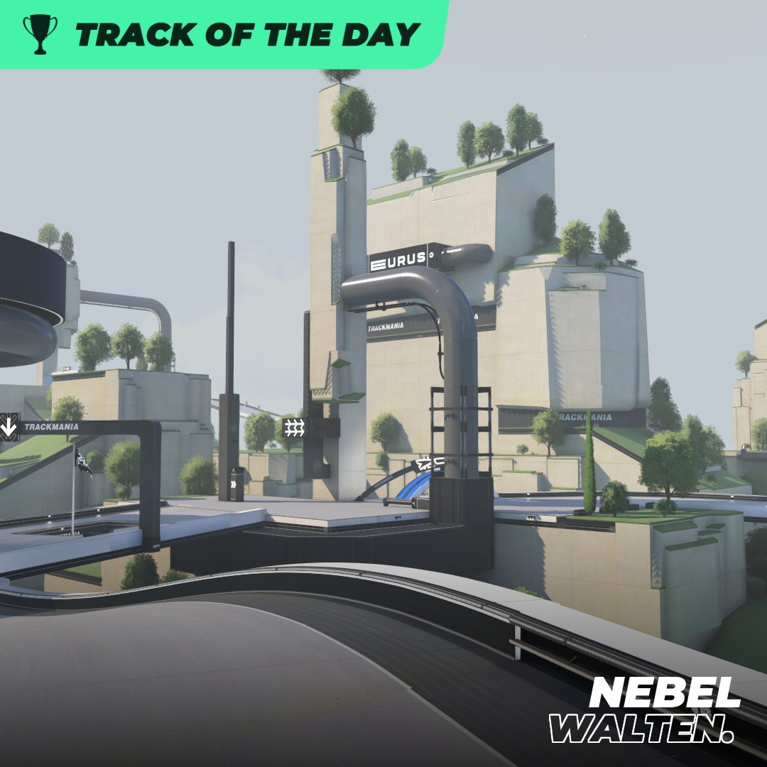 Trackmania's tweet image. Perfect the Desert car today on this cool creation by WalteN.!