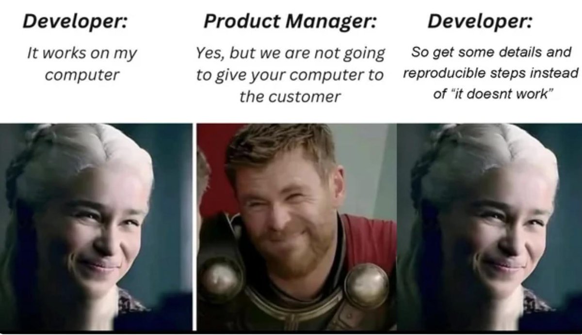 data_cyborg's tweet image. It works on my machine actual
 #ProgrammerHumor
 #meme