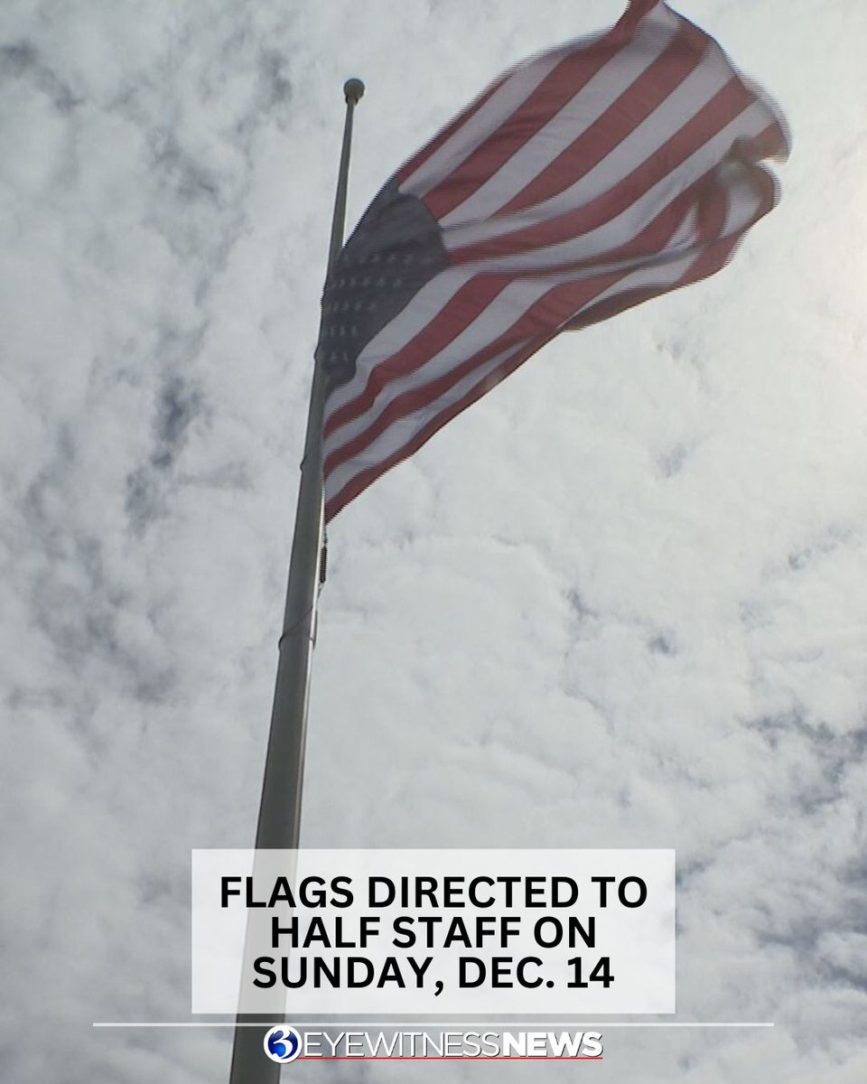 Connecticut Flags at Half-Staff Sunday for 13th Sandy Hook Anniversary, Governor Lamont Orders