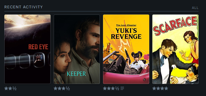 IbiTheMan's tweet photo. @letterboxd #LetterboxdFriday #LastFourWatched https://t.co/R2sN247678