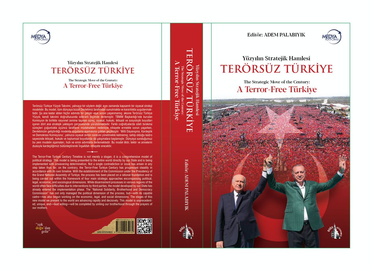 Ve başardık 🇹🇷

<a href="/medyaplatformu/">Medya Platformu</a> olarak <a href="/TC_icisleri/">T.C. İçişleri Bakanlığı</a> desteği ile düzenlediğimiz 'Terörsüz Türkiye Yüzyılı Kongre'miz sonrası başlayan kitap çalışmamız tamamlandı. Yakında okuyucusuyla buluşacak İnşaAllah 

Elhamdülillah 🤲🇹🇷
<a href="/RTErdogan/">Recep Tayyip Erdoğan</a> <a href="/dbdevletbahceli/">Devlet Bahçeli</a> 
#TerörsüzTürkiye <a href="/Akparti/">AK Parti</a>