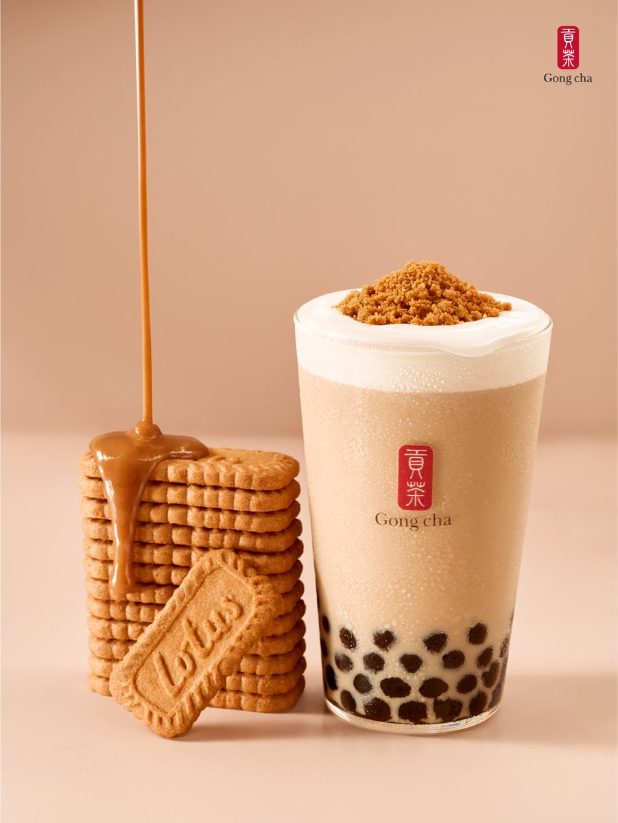 Diciembre sabe más rico cuando lo acompañas con el toque crujiente de Lotus Biscoff.

Ven por tu antojo navideño y consiéntete como te mereces en Gong Cha México #PlazaAltabrisaMérida.