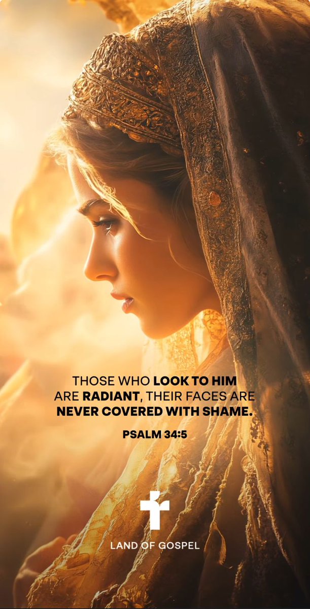 Psalms 34:5 (KJV)
They looked unto him, and were lightened: and their faces were not ashamed.