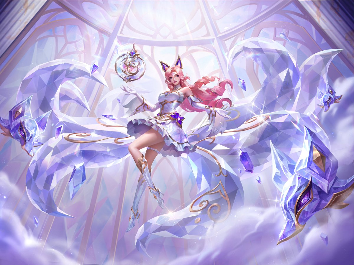 Prestige Immortal Perfume Gem Ahri Splash for Golden Spatula by Pandart Studio artstation.com/artwork/3E2mGB