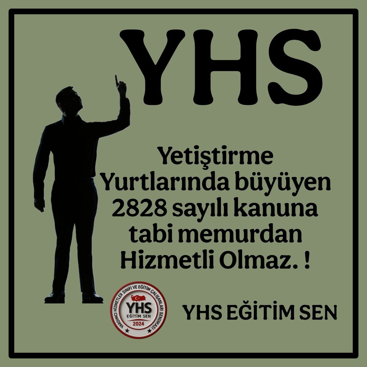 📢 2828 Sayılı Kanuna Tabi Memurlar İçin Adalet Çağrısı

Yetiştirme yurtlarında büyüyen, 2828 sayılı kanun kapsamında devlet korumasında yetişen memurların hizmetli kadrosuna mahkûm edilmesi kabul edilemez.
Bu insanlar, hayatlarının en zor dönemlerinde devletin şefkat eliyle