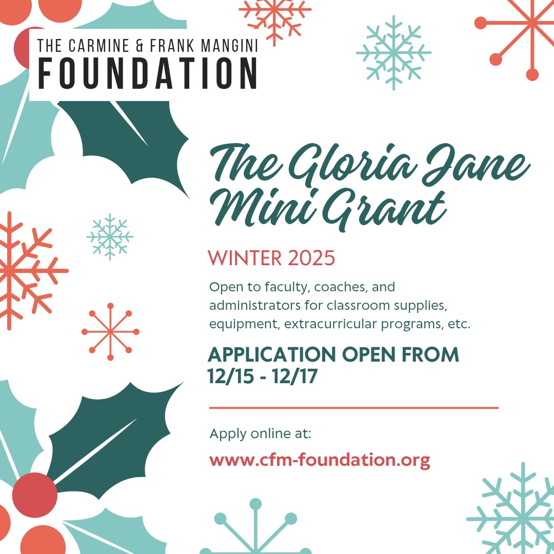 Our holiday pop up mini grant program is near! Visit our website to learn more. #hartford #educ