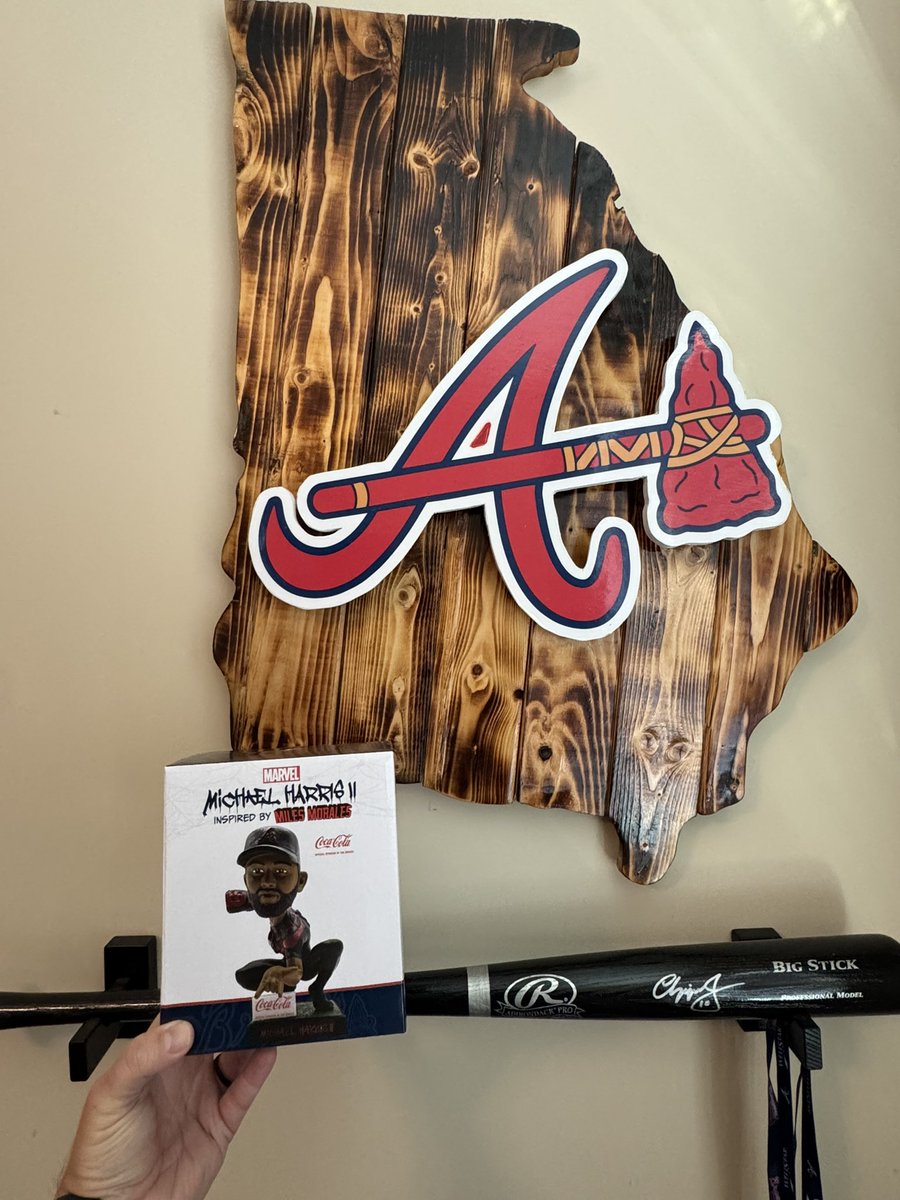 Yall know the deal! Follow, like, and retweet for entry to win this <a href="/MoneyyyMikeee/">Michael Harris II〽️</a> Spider-Man Bobblehead! I will draw the winner Sunday evening.