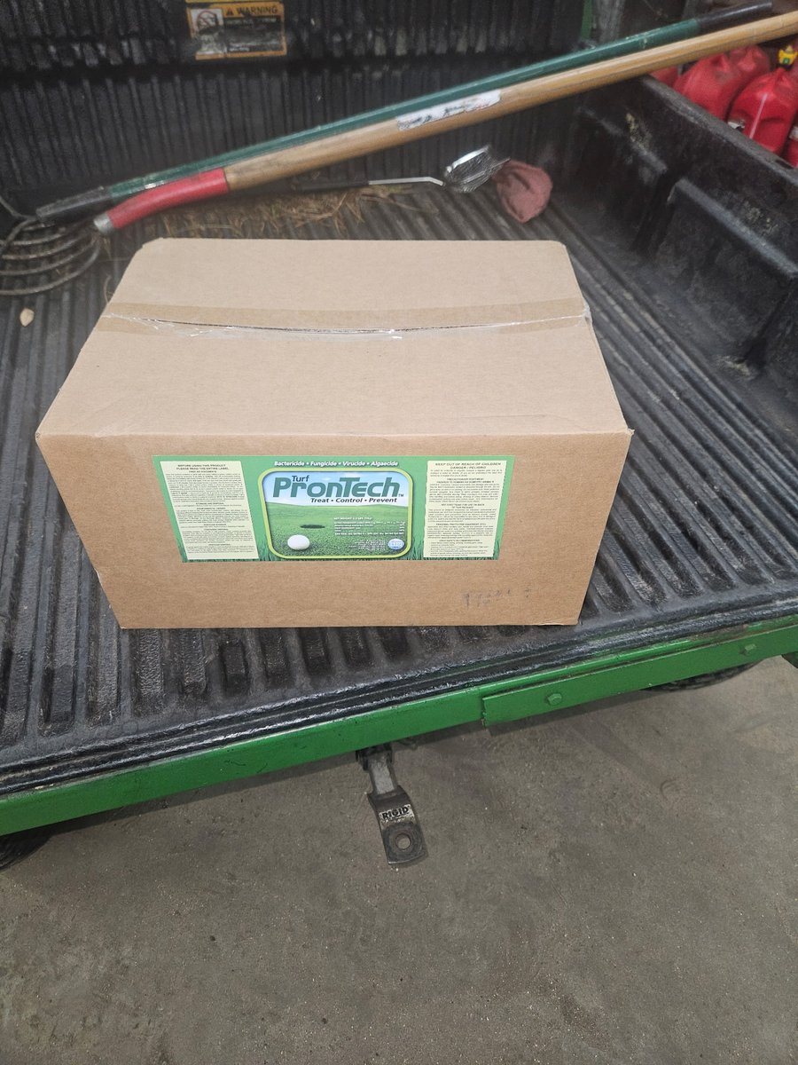 Deliveries as guys prep for a long cold winter's night!  60s to 22 in hours and back again.  Hard for the turf to know what's coming.  Thanks!