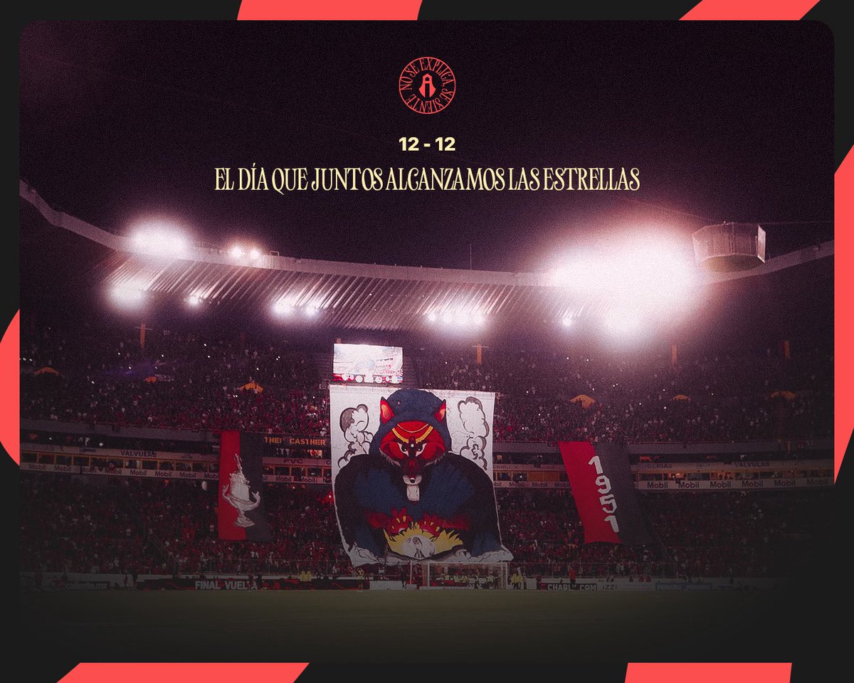 El día que juntos bajamos una estrella del cielo al Jalisco ❤️🖤