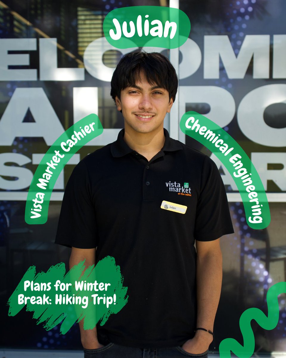 cppdining's tweet image. Our CPP Dining crew is Winter Break ready! ❄️ Swipe to see what our student employees are looking forward to this break! 

Enjoy the break, Broncos! 🐎