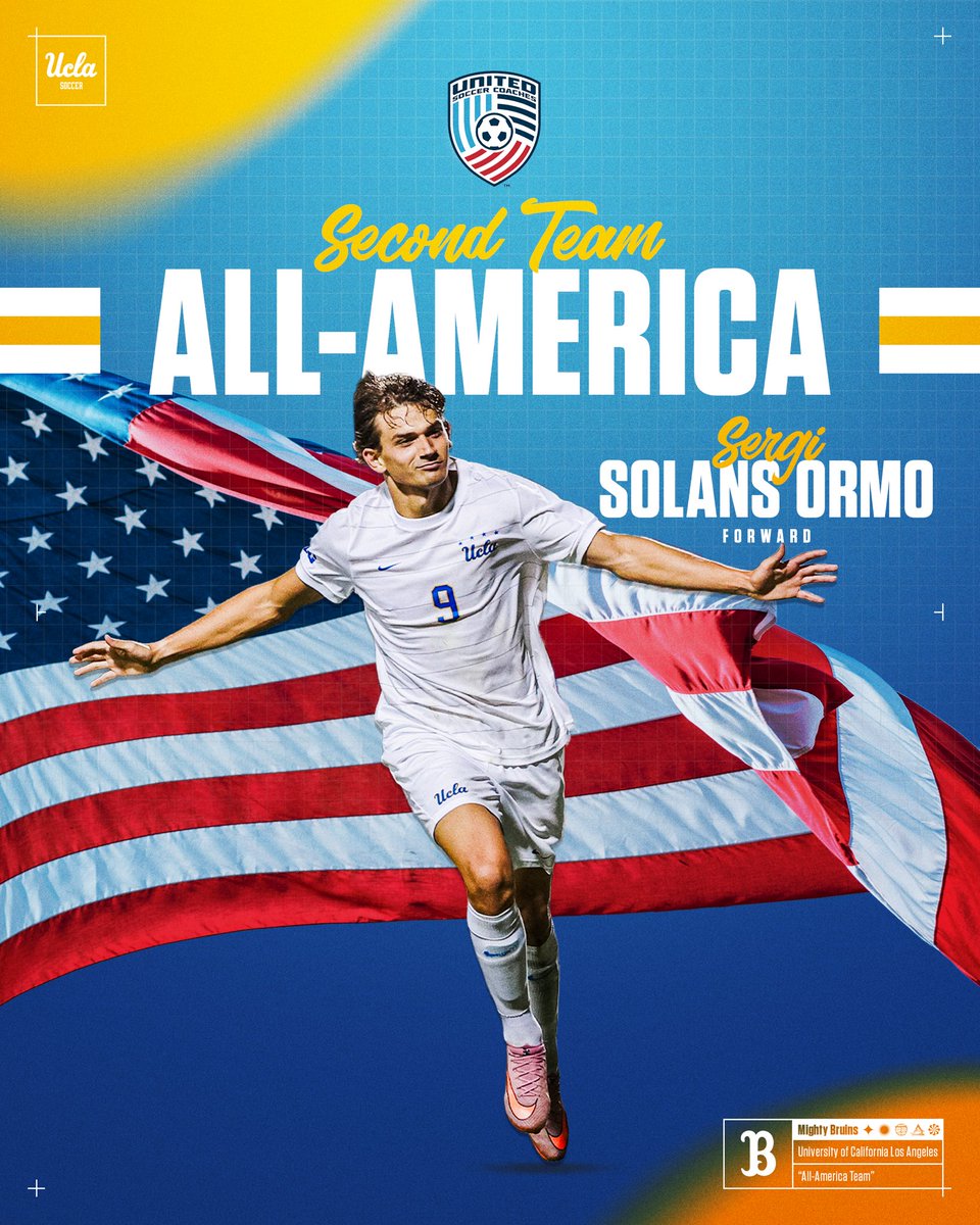 Elite. 

<a href="/SolansSergi/">Sergi Solans</a> has been named Second Team All-America by United Soccer Coaches. Congrats, Sergi!

📰: ucla.in/48z4erY

#GoBruins