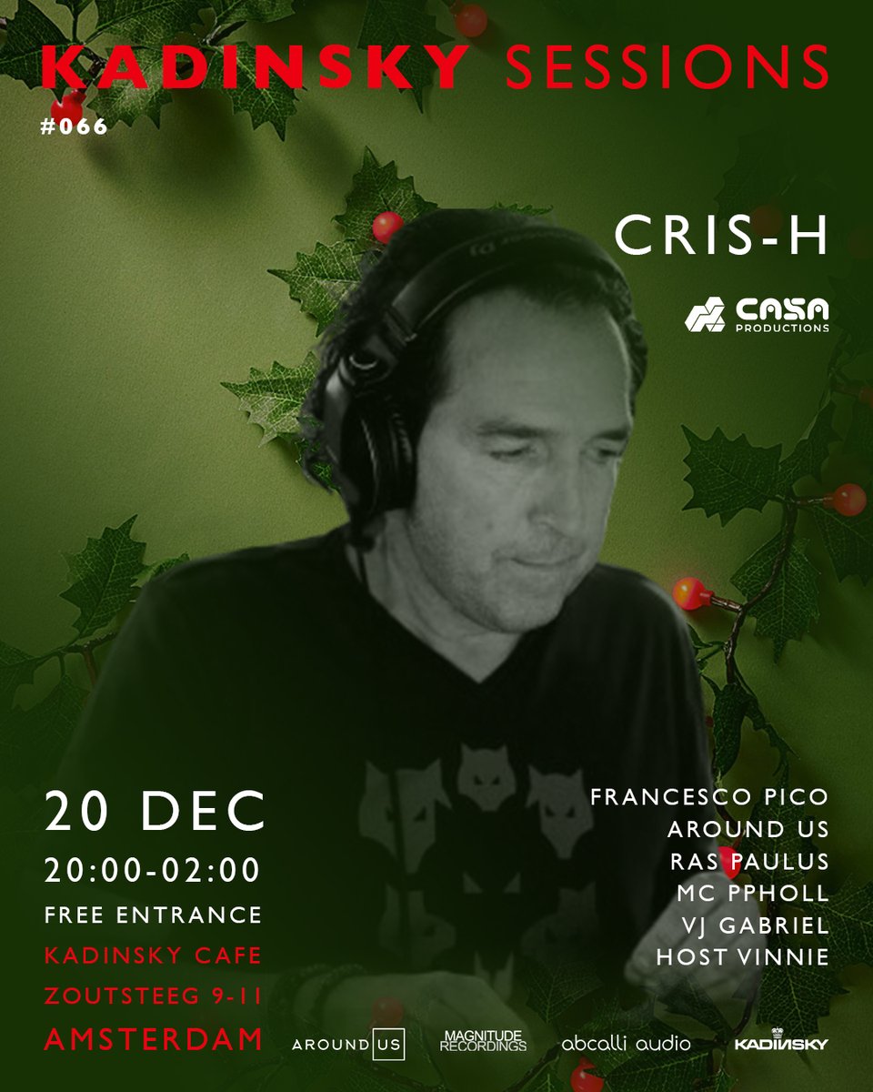 mcppholl's tweet image. KADINSKY SESSIONS 066
Next week CRIS-H will join our line-up.
LINE-UP: Cris-H, Francesco Pico, Around Us, Ras Paulus, MC PPholl, VJ Gabriel
EVENT-INFO: ap.lc/eDhah
LIVESTREAM: ap.lc/BhaBy

#progressivehouse #melodictechno #dj #livestream #kadinskysessions