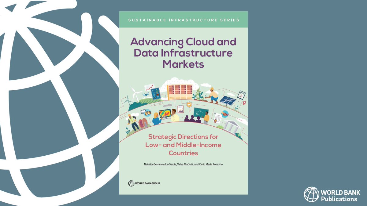 WBPubs's tweet image. Discover how #data and #CloudComputing are pivotal for economic growth, yet predominantly benefit developed markets. It's time to unlock the potential in low- and middle-income economies for global economic participation: wrld.bg/TwT850RYJwj

#WBGGlobalDataCloud