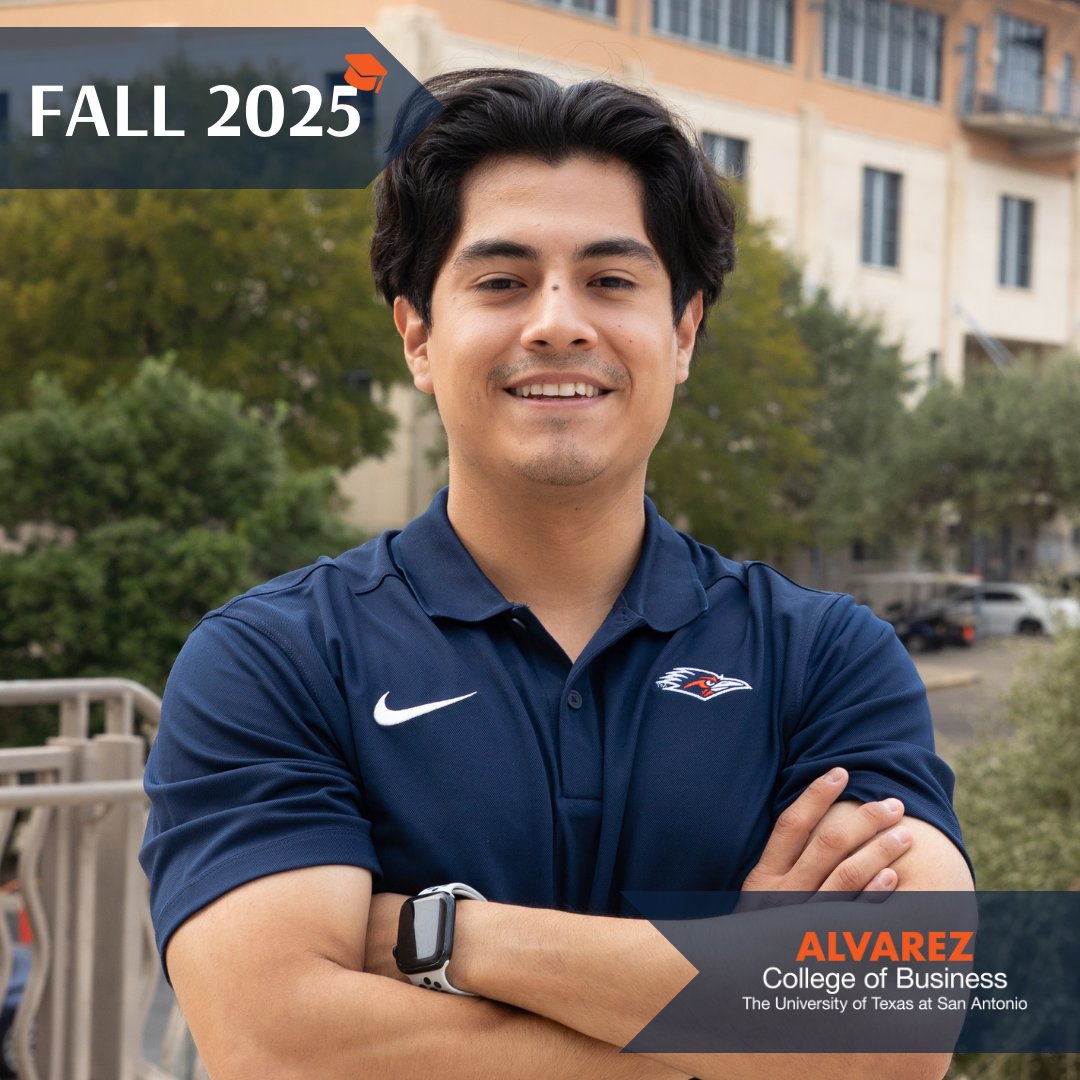 UTSABusiness's tweet image. Emilio Ortiz Muñoz built a path for himself defined by courage. From moving countries to  completing two internships with Union Pacific. 

Now he’s headed to Omaha as a corporate auditor w/a Fortune 500 company.

🎓: ow.ly/PhjQ50XFHHV

#UTSAGrad25