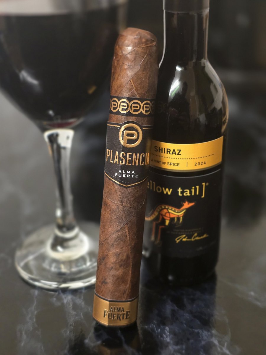 Cigar lit. Wine poured. Weekend activated. <a href="/PlasenciaCigars/">Plasencia Cigars</a>
