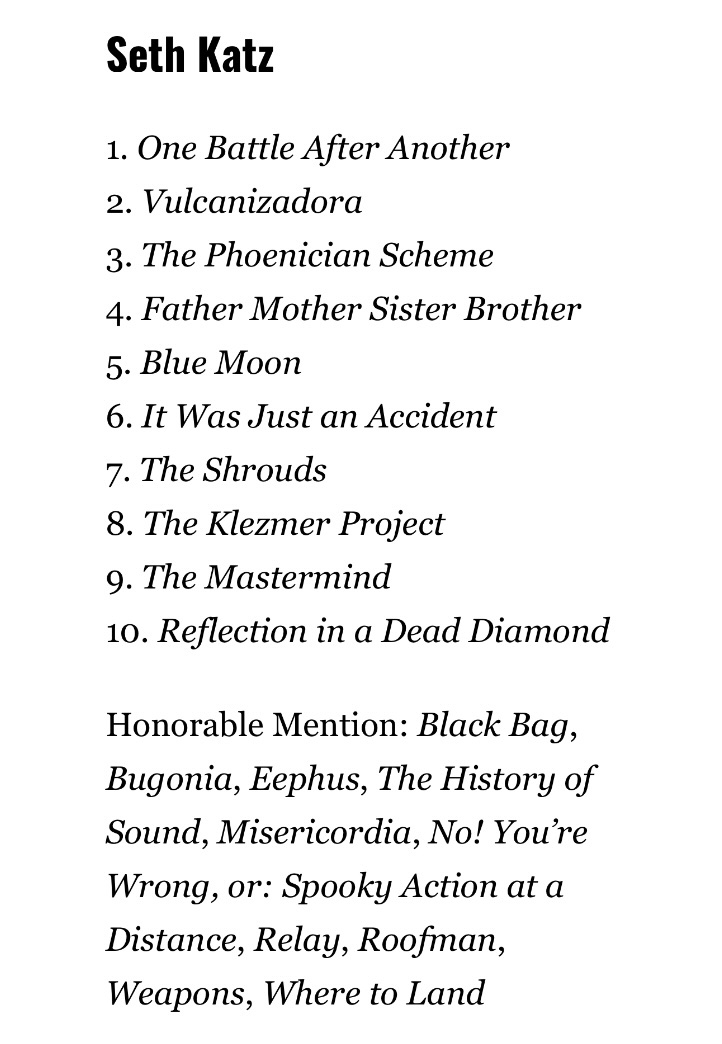 2025 is my third year contributing  to this Best Of The Year coverage, and for the second time my #1 choice is the consensus favorite. Am I a brainless follower or a reliable bellwether?