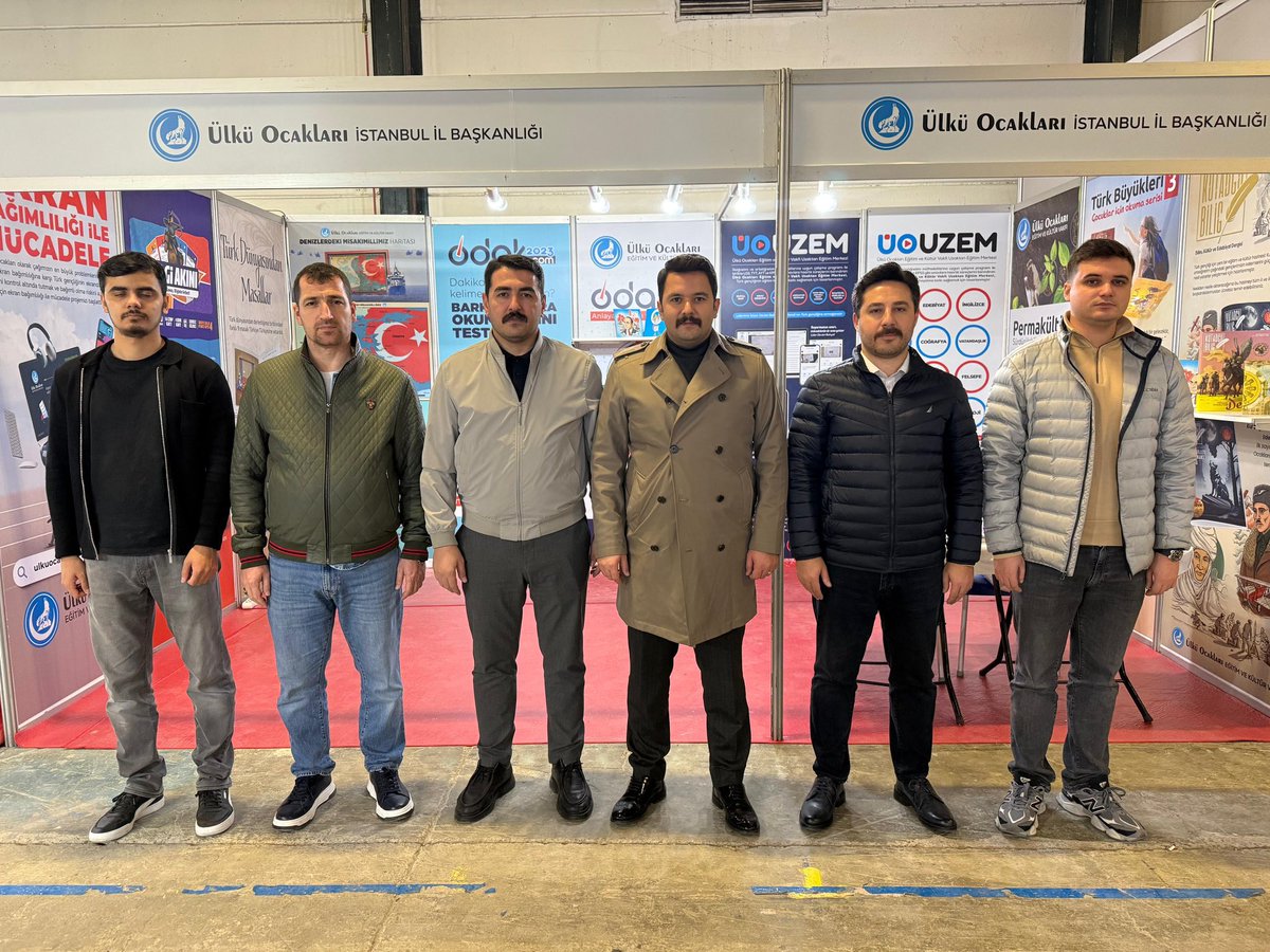 Ülkü Ocakları İstanbul İl Başkanlığı olarak her yıl olduğu gibi bu yıl da TÜYAP Kitap Fuarında yerimizi aldık! 📖 📕 📚

Fuar süresi boyunca standımızı ziyaret ederek, Ülkü Ocakları Genel Merkezimiz tarafından hazırlanan ÜOUZEM, ODAK2023 gibi eğitim odaklı çalışmalarımızı,