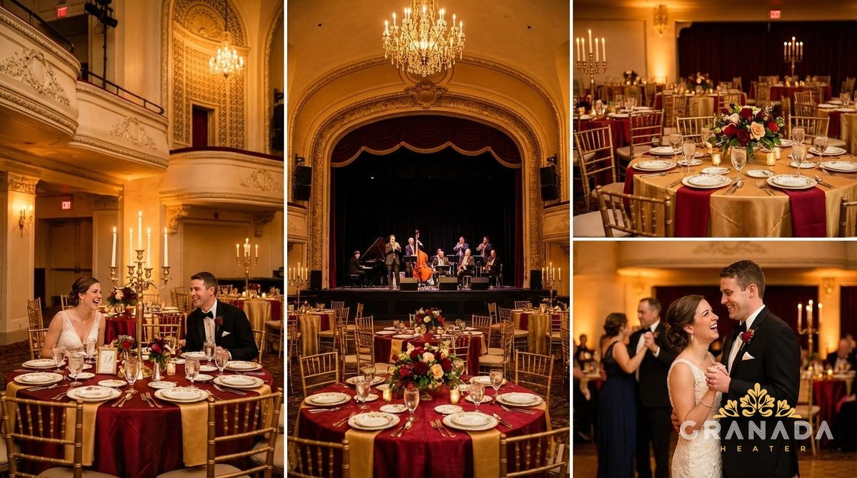 Why are 2026 couples ditching bland halls for historic venues? One-stop celebrations, built-in entertainment, and serious style! Granada Theater brings the party, charm, and everything you need under one beautiful roof. #minneapolisevents #weddingvenue #dinnerandshow