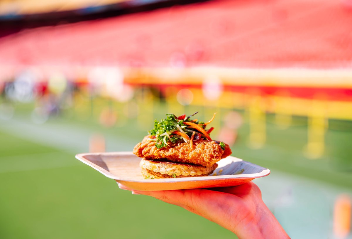Proof that the wildest dreams do come true: someone put fried chicken on an Uncrustable and called it lunch. Find the Uncrustable Crunch in section 103 at Arrowhead Eats Street Eats!