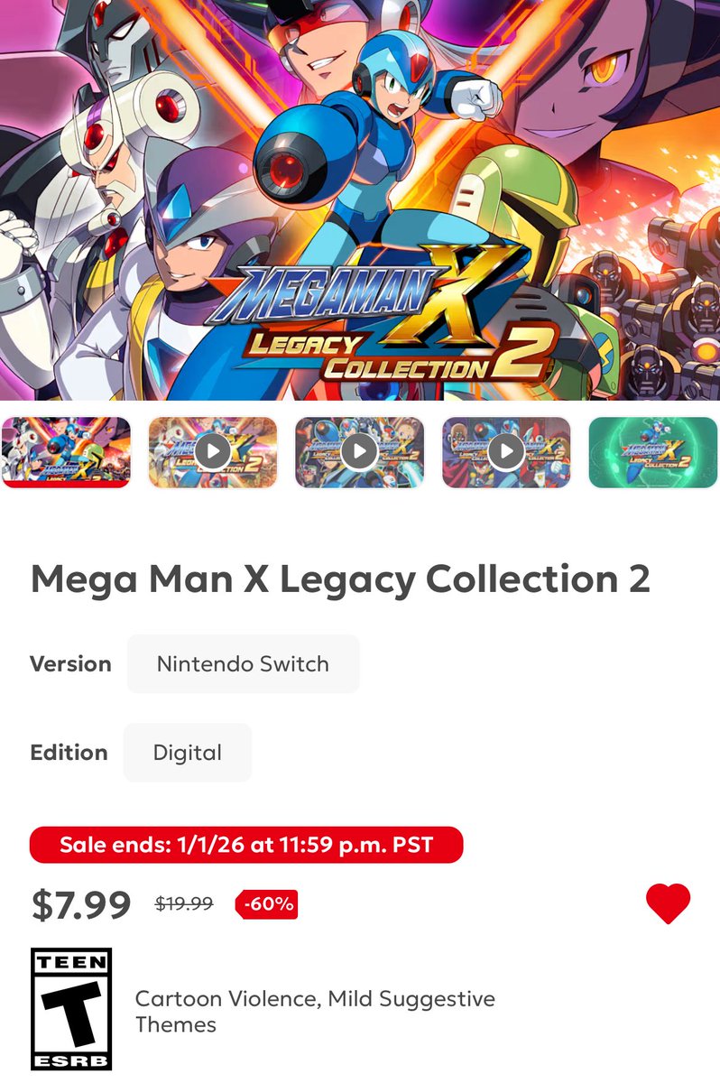 raidinator20's tweet photo. @SonicoVt EVERY MEGA MAN COLLECTION AND GAME IS ON SALE RIGHT NOW MEANING THAT YOU CAN GET MM11 AND THE COLLECTIONS FOR THE CLASSICS, X, BATTLE NETWORK, AND ZERO/ZX FOR $60.50 https://t.co/hjgjRKikw0