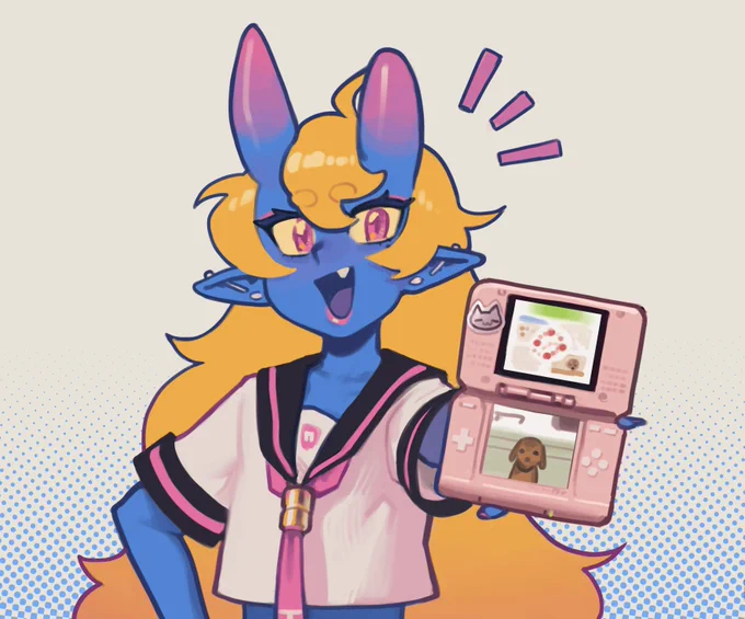 [OC] she's proud of her boy (he won a contest)