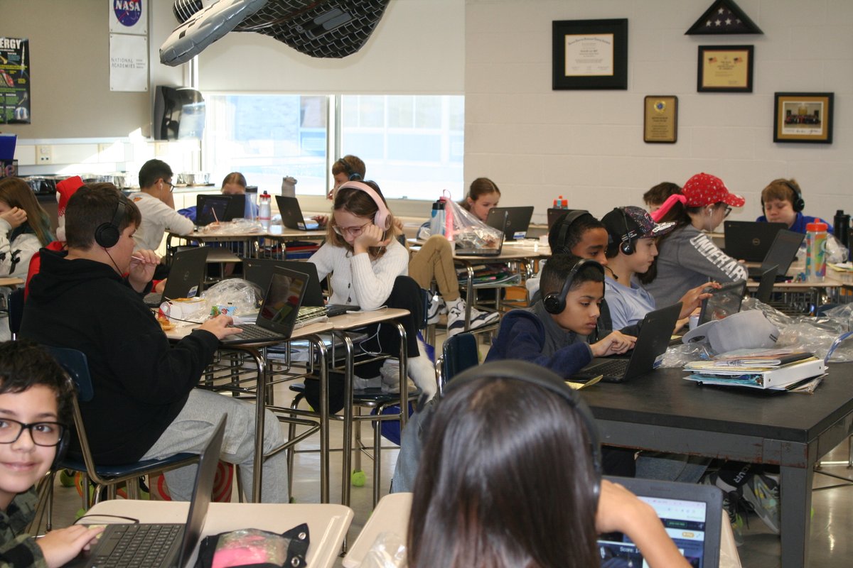 Today, students participated in the Hour of Code, exploring the exciting possibilities of using computer programs and technology to enhance their learning and creativity.