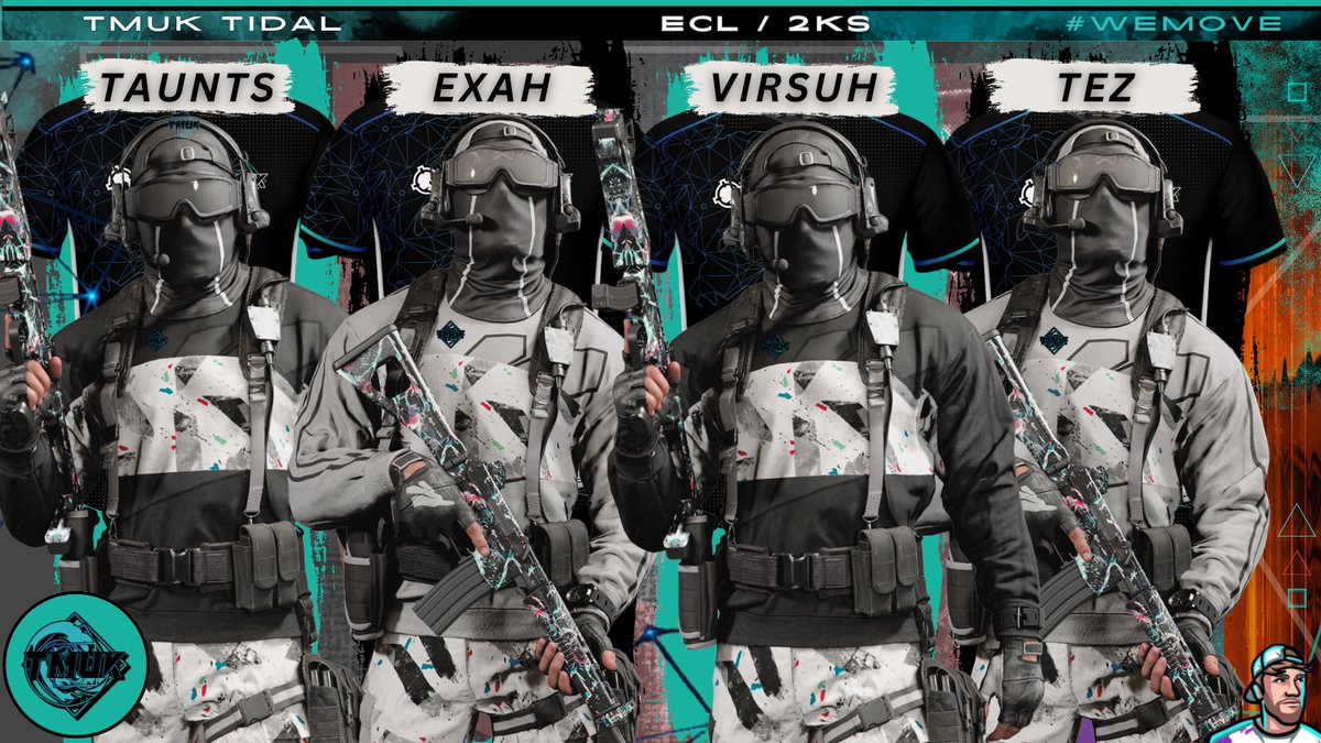 We are pleased to announce &amp; welcome.

🌊 | TMUK Tidal

🔵 | <a href="/Virsuh/">mason</a> 
⚪️ | <a href="/tezzz/">tez</a> 
🔵 | <a href="/ExahCOD/">Exah</a> 
⚪️ | <a href="/Tauntts/">Taunts</a> 

Catch them in online leagues

🇪🇺 | <a href="/EuCompLeague/">Eu Competitive League</a>

Challengers &amp; Lans

Excited for the future

#𝘞𝘦𝘔𝘰𝘷𝘦